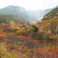 福島の秋　その1　ほんとの空と紅葉と　安達太良山日帰り登山編