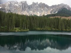 ドロミティ(Dolomiti)　1日目(カレッツァ湖、パッソ・ポルドイ、ファルツァレーゴ峠、コルティナ・ダンペッツォ)