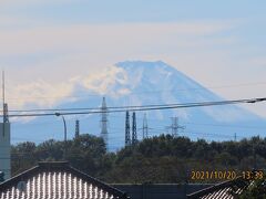 ふじみ野市から見られた富士山②