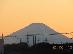 素晴らしかった夕焼け富士