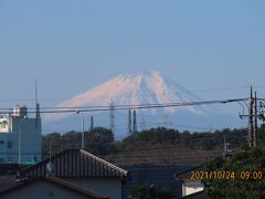 10月24日に見られた富士山