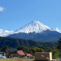 21年10月河口湖秀峰閣湖月で富士山を愛でる