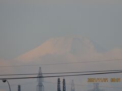 11月1日に見られた富士山