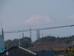 11月3日に見られた富士山