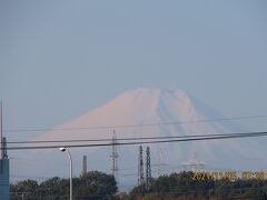 11月5日に見られた富士山