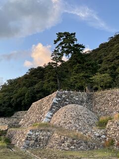 山陰の旅　旅の終わりに夕陽を眺めた鳥取城址