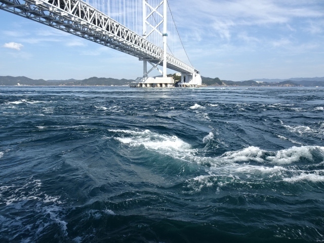 鳴門の渦巻きと大塚美術館一番乗り　世界3大奇景