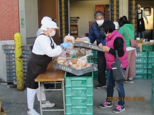 流山市の野々下・小菅製パン・ワケあり販売・そこ市