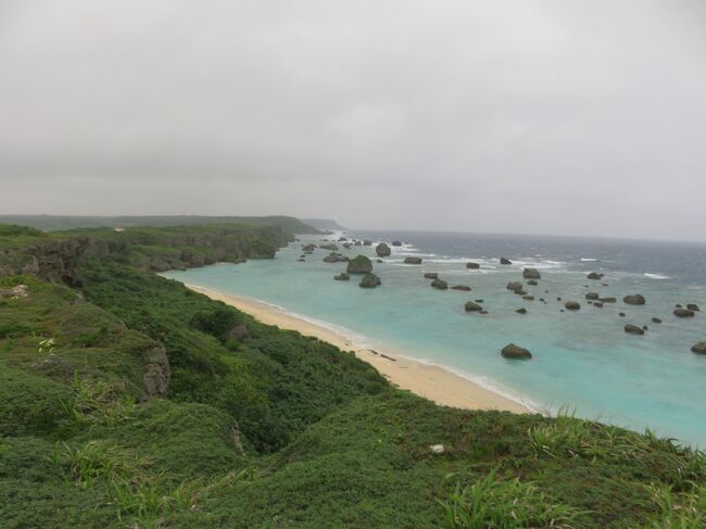 宮古ブルーを見に。でもこの日は天気がよくなかった。