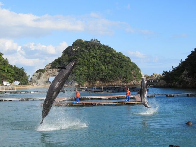 11月9日 JAL 羽田発南紀白浜空港行<br /> 道の駅 すさみ<br /> 潮岬灯台<br /> 紀州なぎさの駅、水門まつり <br /> 橋杭岩<br /> 太地くじらの博物館<br /> 勝浦ホテル浦島<br /> <br />11月10日 那智の滝<br /> 那智大社<br /> 熊野速玉神社<br /> 熊野本宮大社<br /><br />ここまでの旅行記です。