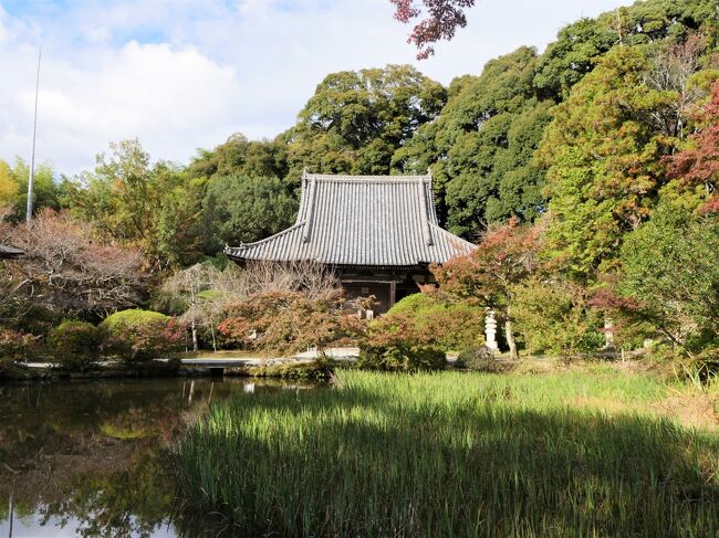 1348　長岳寺に　何度も来たことのある古刹だ．しかし私はここの格式張らない自由さが昔から好きだ．しかし素晴らしい阿弥陀三尊と多聞天，増長天がある．今日は住職さんが講話をしていた．特別展示の大地獄図を鑑賞．パンフを1000円で買う．特別拝観なのにいつもの拝観料400円のみが長岳寺らしい．<br />そのあと近くの黒塚古墳へ．前に来たときは展示館が休みだった今回やっと見学できた．箸墓に近いころの古墳．盗掘に合わず33面の銅鏡が発掘されたのもすごい．誰の墓だったのだろう．ヤマト初期王権か，卑弥呼・箸墓と関連があるか．想像は尽きない．<br />長岳寺については<br />2010.12奈良・名古屋・岐阜旅行5-長岳寺，聖林寺，旧山田寺跡，水落遺跡<br />https://4travel.jp/travelogue/10535376<br />2017.7フィンランドの友人と奈良・京都へ5-法隆寺，長岳寺，奈良ロイヤルホテルに2泊，nanairo terrace<br />https://4travel.jp/travelogue/11291192<br />黒塚古墳は<br />2019.3奈良・飛鳥旅行6終-甘樫丘，黒塚古墳，翌朝帰京する<br />https://4travel.jp/travelogue/11481923<br />にも記してある．