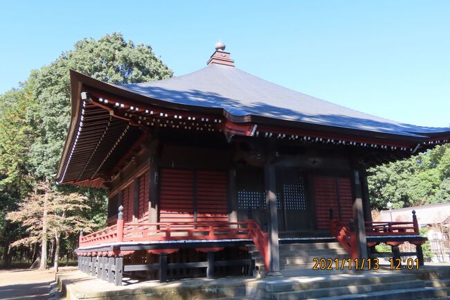 11月13日、午後0時頃に多福寺を訪問後にすぐ隣の木の宮地蔵堂を訪問しました。　屋根が寄せ木造りの地蔵堂です。<br /><br /><br /><br /><br /><br />*写真は木の宮地蔵堂