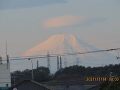 特異な雲と富士山