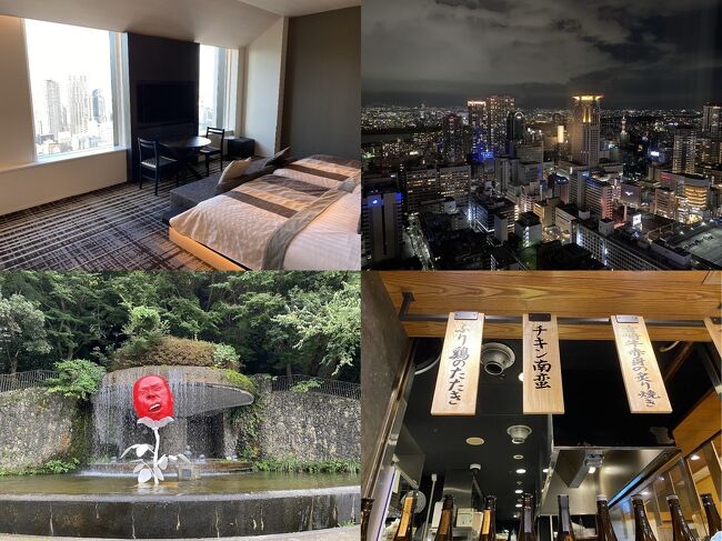 梅田の一等地に出来た新しいホテル阪急レスパイア大阪。<br />完成時に行ってみたいとは思っていたけれど、ビジネスや観光に特化したホテルだったのでホテルステイには向かないかな~と二人で話していました。<br />ですが、なんとΣ(・□・;)エグゼクティブルームというホテルに2室しかないスイートがある事を知り(ホテルHPにも記載が無かったのに突然一休のプランに一時的に出現!)、都会の高層階の夜景が大好きなプリオ(夫)が即座に予約!<br /><br />翌日は先日胆嚢炎を発症させたプリオさん、やはり精密検査の結果、手術した方が良いという事になり、近々胆嚢摘出手術をする事になったので、病気平癒の為に有馬温泉寺に行くことに。<br />偶然にも有馬温泉街で面白いアートイベントに遭遇♪<br />夕ご飯は大好きな「すじかま」で美味しいうどんを食べて帰ったという旅行記です(o^^o)<br />動画はこちら↓<br />https://m.youtube.com/watch?v=nLa5nyHbqPA&t=103s