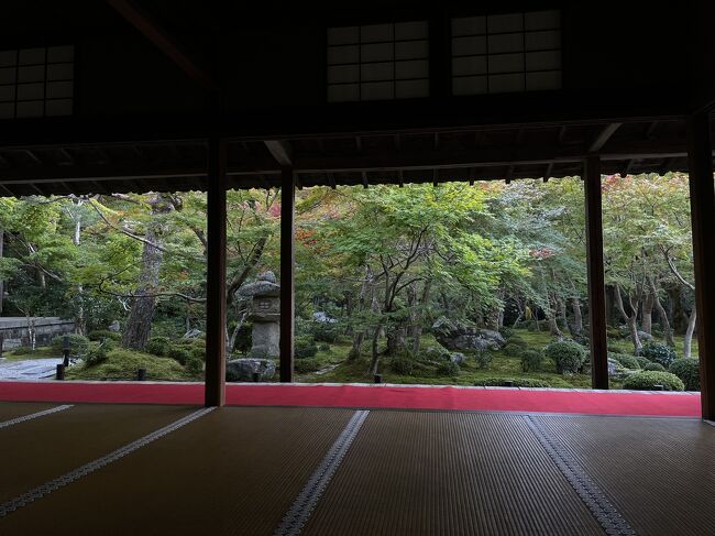 額縁庭園で有名な圓光寺へ行って来ました