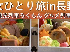 【女ひとり旅in長野】観光列車ろくもん乗車レポ