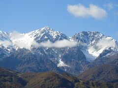 冠雪の白馬連峰