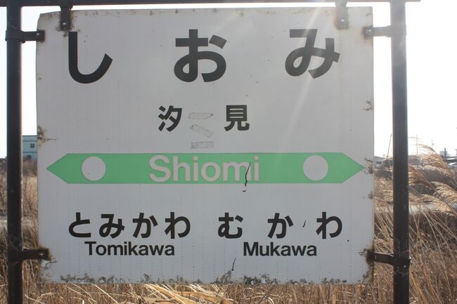 ２０２１年の春休み、北海道へ行ってきました。<br />この旅の目的は、<br />①廃線となる日高本線の不通区間の駅を訪問する。<br />②この年の３月１２日に廃止となった駅の現状を確認する。<br />でした。<br />２月に北海道を訪れたばかりですが、一ヶ月という短いインターバルで、再び北海道を訪れたのは初めてでした。<br />その５は、惜別の汐見駅編です。<br /><br />その１　出発とシルバーフェリー「シルバーエイト」乗船編https://4travel.jp/travelogue/11721952<br />その２　日高本線・代行バス（鵡川～静内）乗車編https://4travel.jp/travelogue/11722058<br />その３　惜別の厚賀駅編https://4travel.jp/travelogue/11722297<br />その４　惜別の大狩部駅編https://4travel.jp/travelogue/11723401