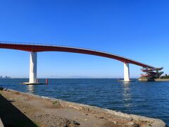 中の島大橋(千葉県木更津市)へ・・・