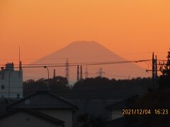 素晴らしかった夕焼け富士