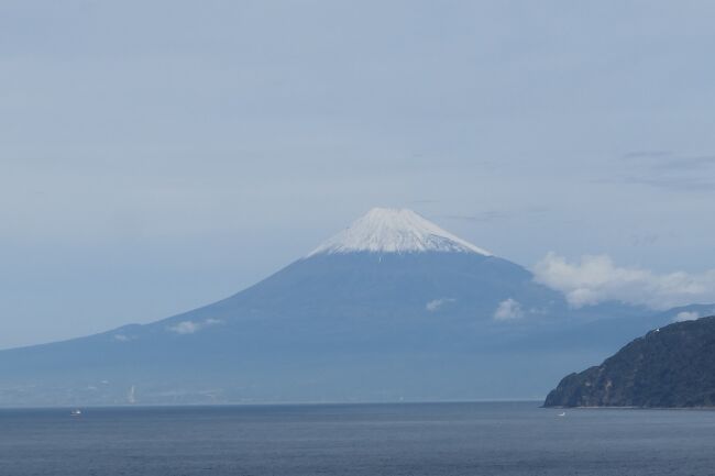 秋の伊豆と信州の優雅な旅♪　Vol.31 ☆土肥：丸山城址の展望台から富士山と南アルプスのパノラマ♪