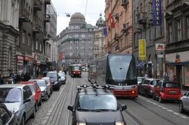 2014年チェコ・ハンガリー旅行記　第12回　プラハ散策その3　プラハの赤いトラムに乗る
