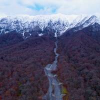 2021年 晩秋の大山で空から紅葉狩り【4K空撮映像付】