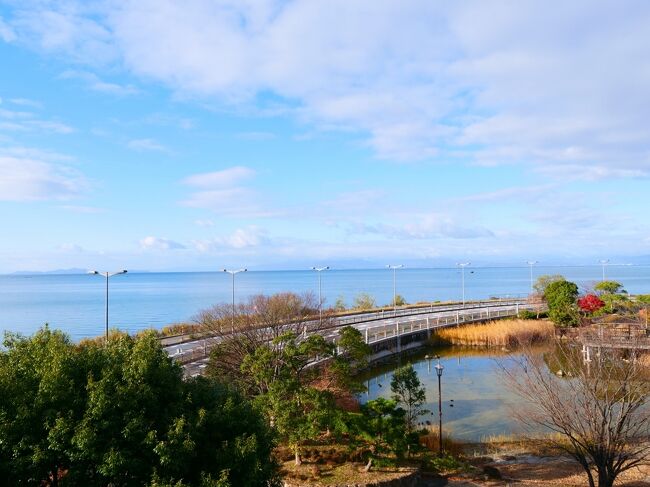 『初冬のまったり滋賀旅'21』絶景♪湖畔の宿「浜湖月」