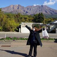 JTB旅物語で初めて鹿児島県の旅（3）フェリーで桜島に渡って小ミカンを買い、桷志田の黒酢の甕畑を見た後は霧島神宮を目指す。