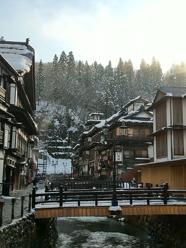 山形の銀山温泉を目的に初めての山形旅行を計画。でも銀山温泉だけじゃなくて、太平洋フェリー、蔵王、山寺、山形のレトロ建物、帰りのFDAと、どれがメインだったかわからないくらい充実した旅行になりました。<br />山形、めちゃめちゃ楽しいぞ！<br /><br />----------<br />ひとつ前の旅行記（蔵王・山寺）<br />https://4travel.jp/travelogue/11730249<br />----------