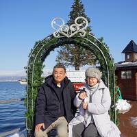 トラピックス　名湯の温泉旅館でくつろぐ北海道イルミネーション光の旅4日間（2）函館ベイエリアから噴火湾パノラマパークと洞爺湖を巡る。