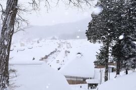 冬旅、雪の会津旅（５）。大内宿は真っ白。