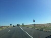 アイダホ州 ツインフォールズからI-84、I-86を走って北東へ突っ走る。