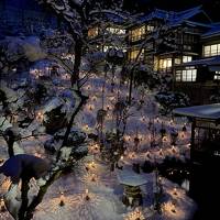 大雪の会津旅行【２】向瀧、雪見ろうそく、松本家