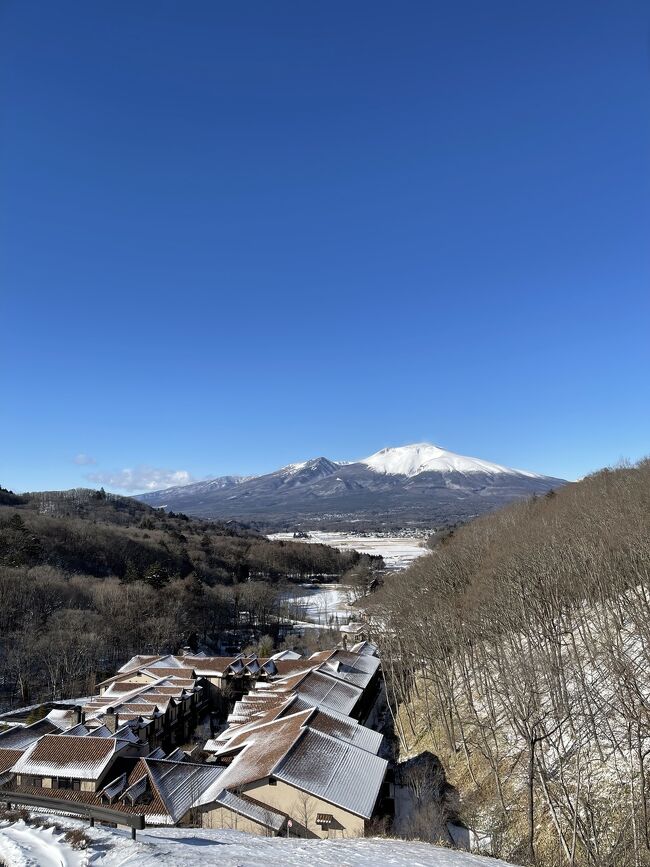 お越しいただきありがとうございます!(^^)!<br />今年もどうぞよろしくお願い致します<m(__)m><br /><br /><br />2021年最初の旅は軽井沢へ出かけました。<br />2019年からの年越し以来の年越し旅行となりました。(夫婦+息子)<br />https://4travel.jp/travelogue/11586668<br /><br /><br />天気予報を見ているとどうやら怪しい天気・・・<br />家から車で1時間半くらいで行ける軽井沢ですが、この日は車での移動を諦め、新幹線で!(軽井沢駅まではホテルからの送迎があります)<br />