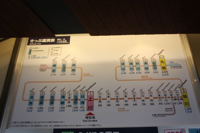 北海道旅行記２０２１年春（１８）石北本線乗車編