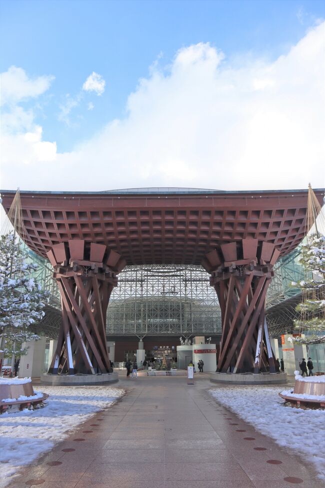 真冬の旅！ 金沢～白川郷～飛騨高山～能登 その⑤旅の最終日は大雪の中金沢市内観光、そしてお土産調達！