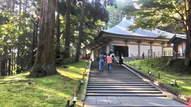 シニア夫婦東北４県の旅２　岩手　平泉