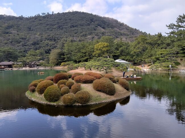 2022初詣はこんぴらさん参り①　まずは栗林公園からスタート