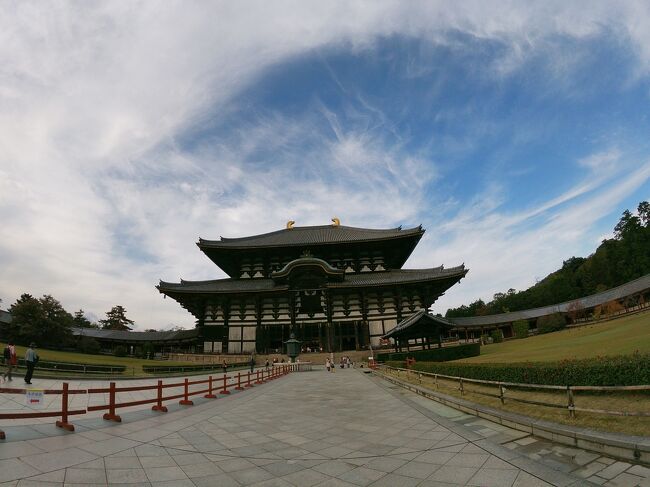 数年ぶりに京都・大阪・奈良に旅行に行ってきました。<br /><br />最終日の今日は大阪でお昼ご飯を食べて、その後<br />奈良に観光しに行きます。<br />今日帰らなくてはいけないため、観光する時間は短かったですが<br />十分に大阪と奈良を楽しむことができました。<br /><br />それではよろしくお願いします。<br />