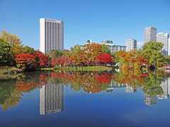 紅葉の札幌　中島公園