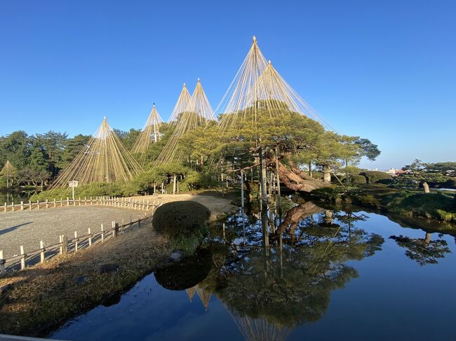 山代温泉から金沢に移動<br />近江町市場でグルメ三昧<br />兼六園、ひがし茶屋街など、初心者コースをくまなく回ってきました<br />