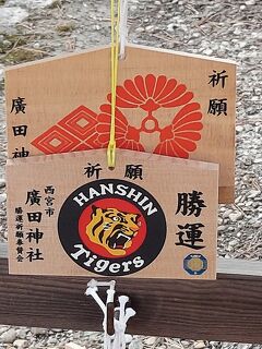 後厄ですので、去年に引き続いて門戸厄神さんへ。ついでに廣田神社まで回って、去年惜しかった阪神タイガースの優勝祈願！