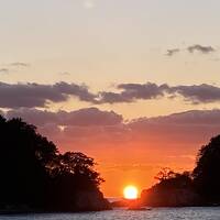 高知県観光・足摺岬と宿毛のだるま夕日