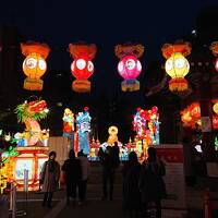 横浜中華街の春節燈花シーズンにアフタヌーンティー。春節イベントは2月末までやってます。