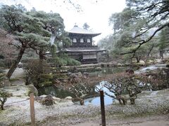 2021年大晦日　雪の銀閣寺