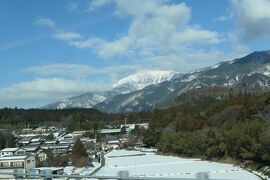 京都　優雅な冬旅♪　Vol.1 ☆東京から「のぞみ」で雪景色の中を京都へ♪