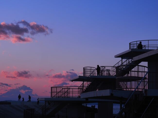 富士山が見える夕陽スポットを探してドライブしてきました。