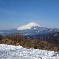 大阪から一転して富士山展望の山旅♪岩湧山・大野山・烏帽子岳