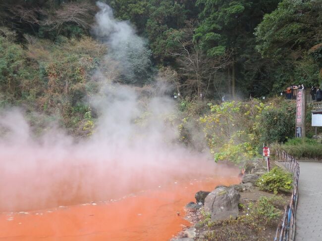 「日本一のおんせん県おおいた」で温泉三昧！<br />3日目は長湯温泉を出発して、関あじ関さばを食べた後、いよいよ別府温泉へ。<br />地獄めぐりして、地獄蒸しイタリアンのディナーして、4日目のお昼の飛行機で帰ってきました。<br />別府温泉最高！<br />鉄輪むし湯と泥湯に行く時間がなかったので、絶対にまた行くぞ！